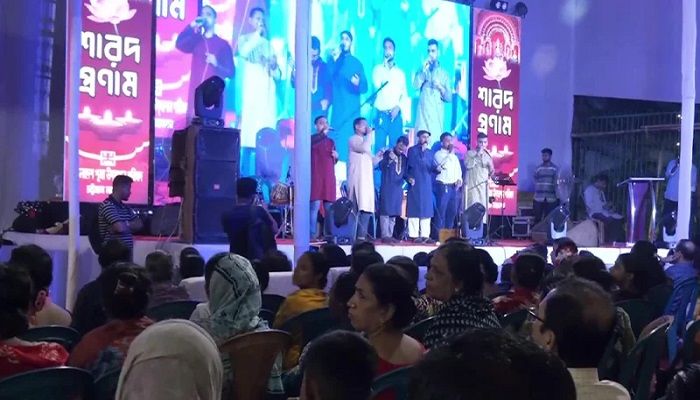 পূজামণ্ডপে গান নিয়ে বিতর্কে আটক ১
