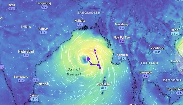 বঙ্গোপসাগরে ঘূর্ণিঝড় ডানা, বাড়ল সর্তক সংকেত