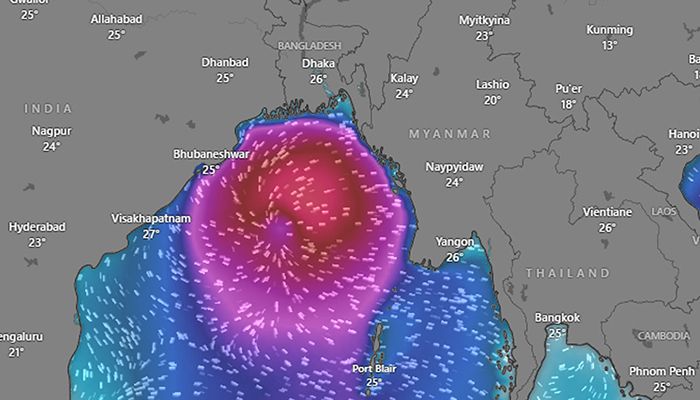 প্রবল ঘূর্ণিঝড় ‘ডানা’ নিয়ে সর্বশেষ যে বার্তা দিল আবহাওয়া অফিস