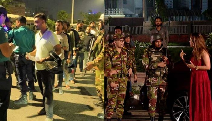 শৃঙ্খলা ফেরাতে সেনাবাহিনীর অভিযান
