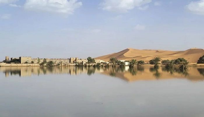 পানিতে তলিয়ে গেল সাহারা মরুভূমি