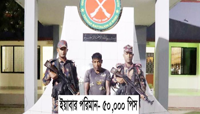 বিপুল পরিমাণ ইয়াবাসহ রোহিঙ্গা গ্রেপ্তার 