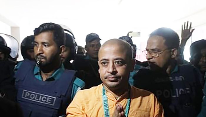 চিন্ময় দাসকে গ্রেপ্তারের ঘটনায় ভারতের উদ্বেগ