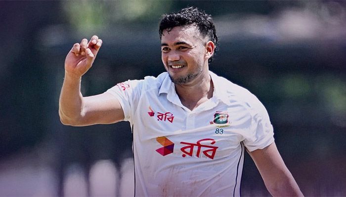 ক্যারিবীয় টপ অর্ডারে জোড়া আঘাত তাসকিনের