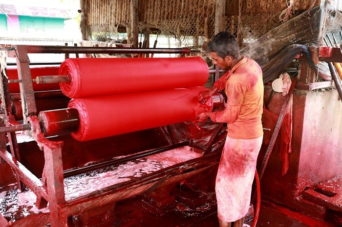 সবুজ গালিচায় লালসালুর আলপনা