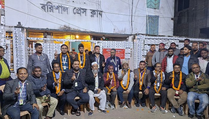 বরিশাল প্রেসক্লাব নির্বাচনে খসরু-জাকির প্যানেলের জয়
