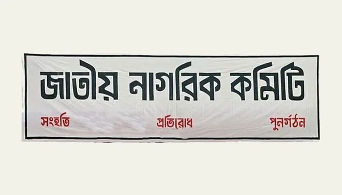 ﻿জাতীয় নাগরিক কমিটি। ফাইল ছবি
