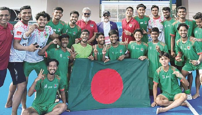 হকিতে ইতিহাস গড়ল বাংলাদেশ