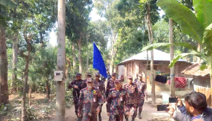 বিএসএফের কাছ থেকে প্রায় ৫ কিলোমিটার এলাকা অবমুক্ত করল বিজিবি