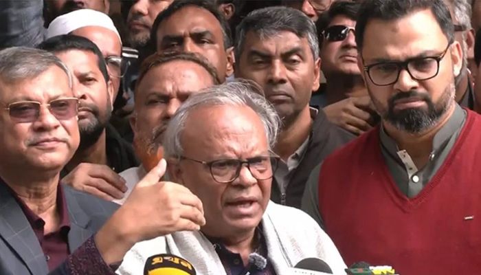 বিএনপির সিনিয়র যুগ্ম মহাসচিব রুহুল কবির রিজভী। ছবি: সংগৃহীত