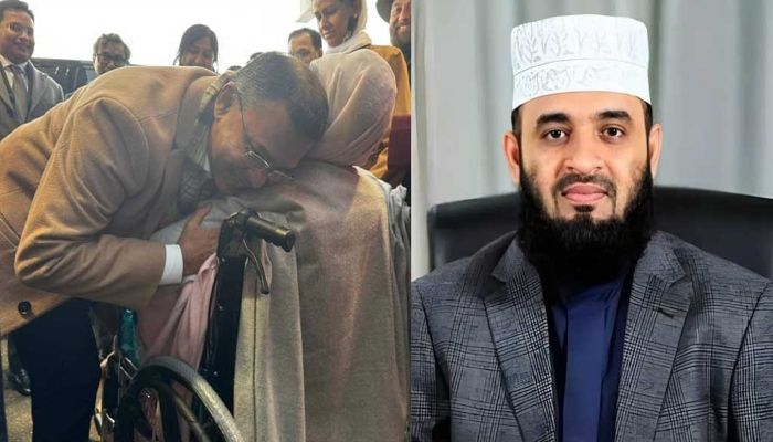 মা-ছেলের আলিঙ্গন দেখে যা বললেন আজহারী