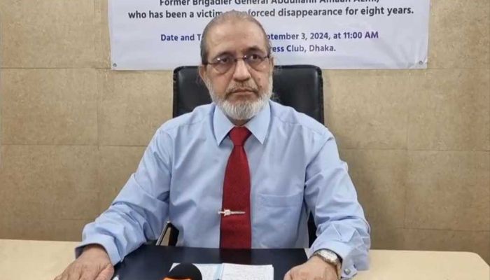 সেনাবাহিনীর সাবেক ব্রিগেডিয়ার জেনারেল আবদুল্লাহিল আমান আযমী। ফাইল ছবি