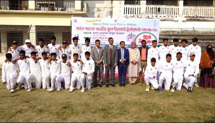 ঝিনাইদহে প্রাইম ব্যাংক জাতীয় স্কুল ক্রিকেট টুর্নামেন্ট শুরু