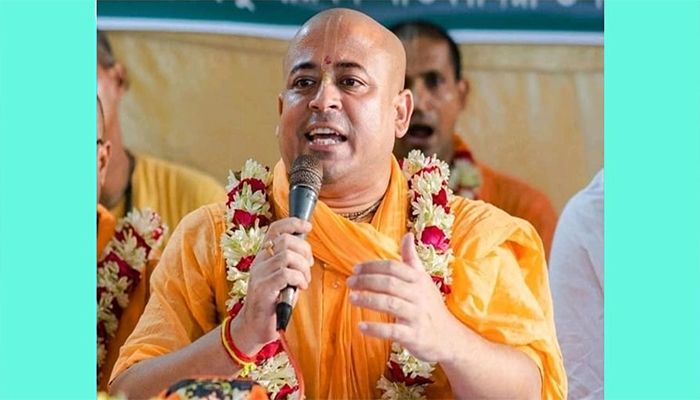 চিন্ময় কৃষ্ণ দাস। ফাইল ছবি 