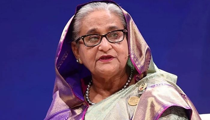 ক্ষমতাচ্যুত স্বৈরাচার শেখ হাসিনা। ছবি: সংগৃহীত 