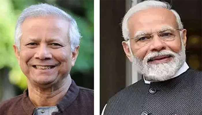  অধ্যাপক মুহাম্মদ ইউনূস ও  নরেন্দ্র মোদি।  ছবি: সংগৃহীত 