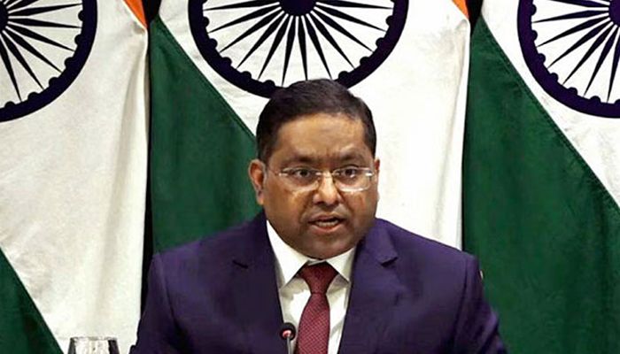 ভারতের পররাষ্ট্র মন্ত্রণালয়ের মুখপাত্র রণধীর জয়সওয়াল। ছবি: সংগৃহীত