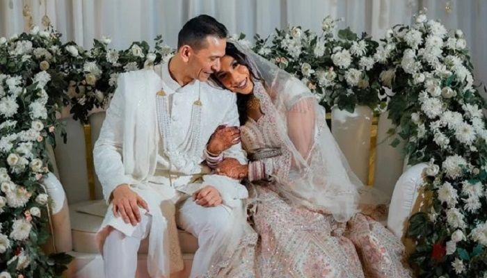আয়রন গার্ল’ হিসেবে পরিচিত শিমুকে বিয়ে করলেন সাবেক স্বরাষ্ট্র প্রতিমন্ত্রী তানজিম আহমেদ সোহেল তাজ। ছবি: সংগৃহীত