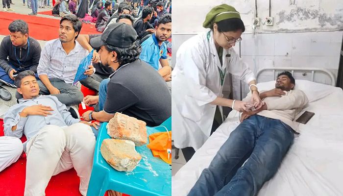 আমরণ অনশনে তিতুমীর কলেজের ৯ শিক্ষার্থী অসুস্থ 