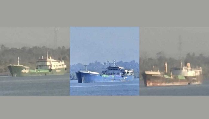 অবশেষে পণ্যবাহী তিন জাহাজ ছেড়ে দিল আরাকান আর্মি