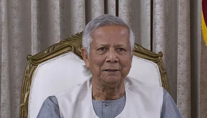 ধান উপদেষ্টা অধ্যাপক মুহাম্মদ ইউনূস। ফাইল ছবি 