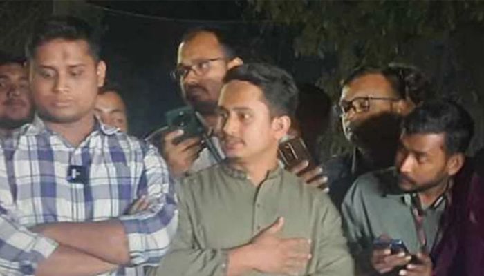 জাতীয় নাগরিক কমিটির মুখ্য সংগঠক সারজিস আলম। ছবি- সংগৃহীত