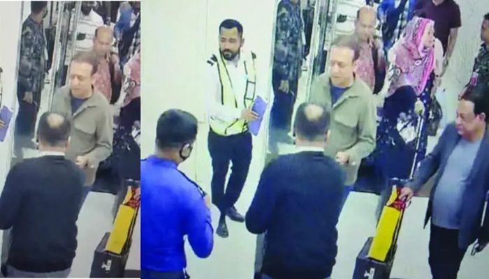 ﻿শেখ হেলালের পিএস মুরাদ বিমানবন্দরে গ্রেপ্তার। ছবি: সংগৃহীত