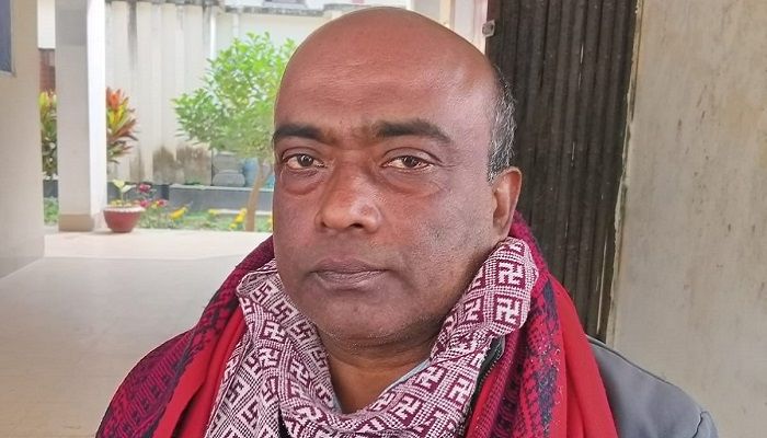 ﻿আটককৃত ওহিদুর রহমান। ছবি: পুঠিয়া প্রতিনিধি