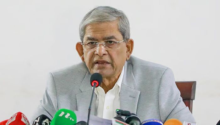 বিএনপির মহাসচিব মির্জা ফখরুল ইসলাম। ছবি: সংগৃহীত 