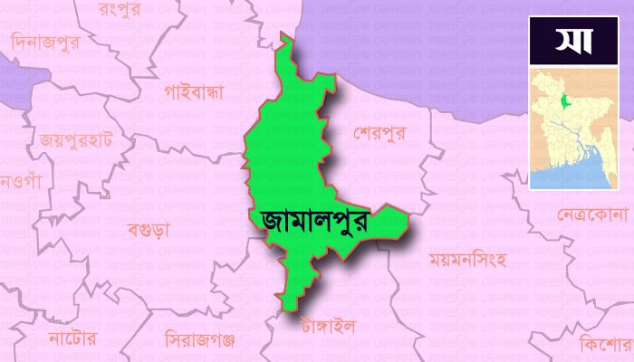 জামালপুর জেলা ম্যাপ। ছবি: সাম্প্রতিক দেশকাল