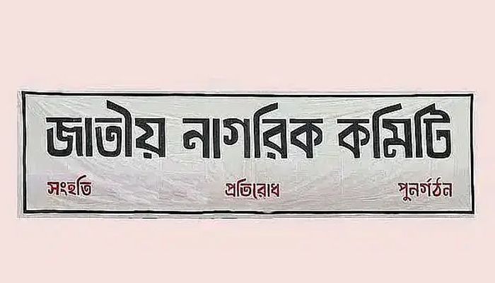 জাতীয় নাগরিক কমিটি। ছবি: সংগৃহীত