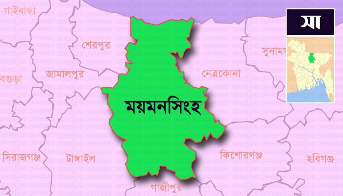ময়মনসিংহ জেলার মানচিত্র