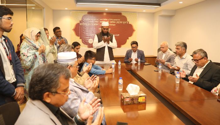 ভাষাসৈনিক জাহিদ হোসেন মুসা স্মরণে দোয়া মাহফিল ও দেশকাল নিউজের কার্যালয় উদ্বোধন