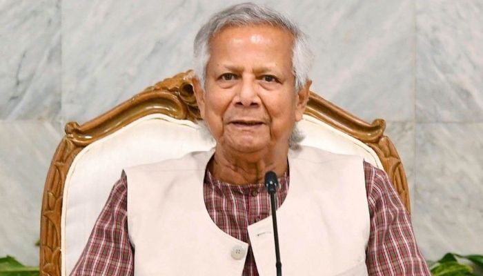 প্রধান উপদেষ্টা ড. মুহাম্মদ ইউনূস। ছবি- সংগৃহীত