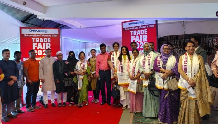 আন্তর্জাতিক নারী  দিবস বাণিজ্য মেলা। ছবি- সংগৃহীত