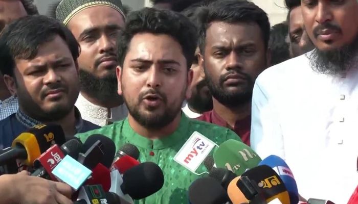 এনসিপি আহ্বায়ক নাহিদ ইসলাম। ছবি- সংগৃহীত