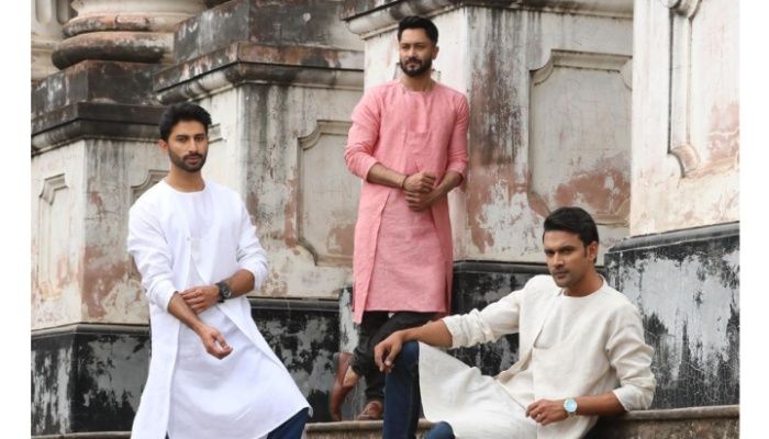 বালুচরে বাহারি ডিজাইনের পাঞ্জাবি