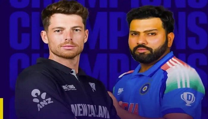 চ্যাম্পিয়নস ট্রফিতে দুবার শিরোপা জিতেছে ভারত, একবার জিতেছে নিউজিল্যান্ড। 