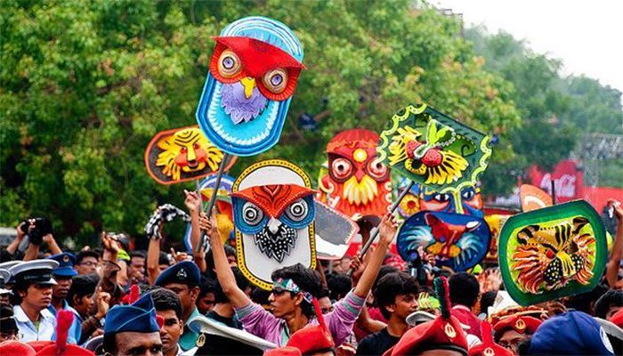 মঙ্গল শোভাযাত্রা। ফাইল ছবি