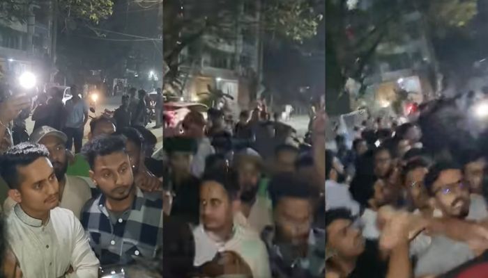 সারজিস আলমের ওপর হামলা। ছবি: সংগৃহীত। 