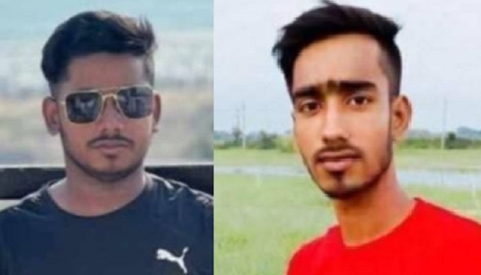 পিটুনিতে নিহত দুই ভাই। ছবি: নরসিংদী প্রতিনিধি