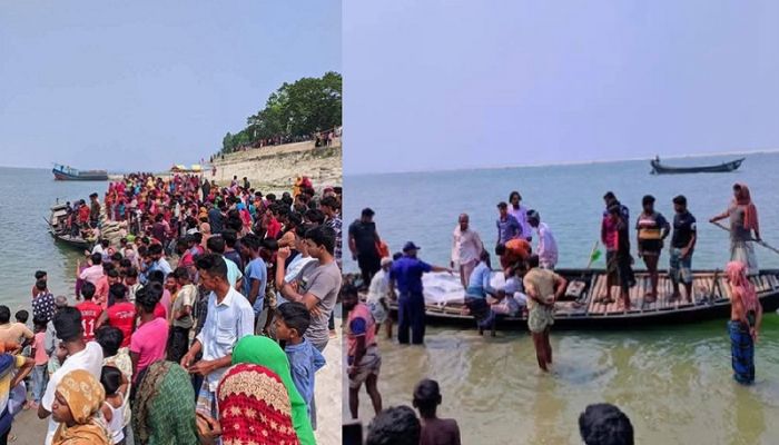 পদ্মা নদীতে নৌকা ডুবে স্বামী-স্ত্রীর মৃত্যু