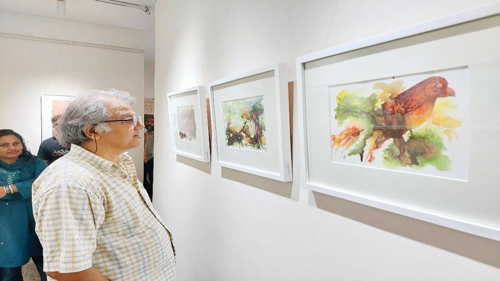 আদ্যপান্তর দলীয় চিত্রপ্রদর্শনী ‘অরণ্যরেখা’