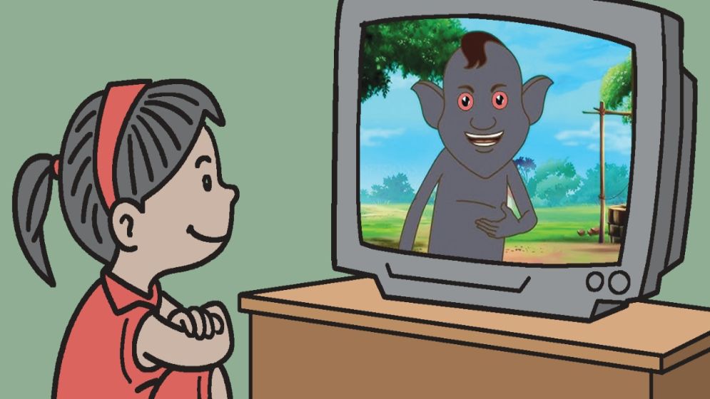 কার্টুনে, কী দেখছে শিশুরা