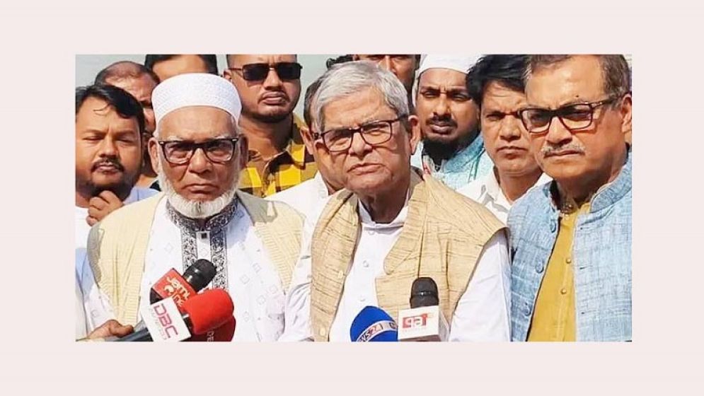 ভারতের দাদাগিরি বন্ধ করতে হবে: মির্জা ফখরুল